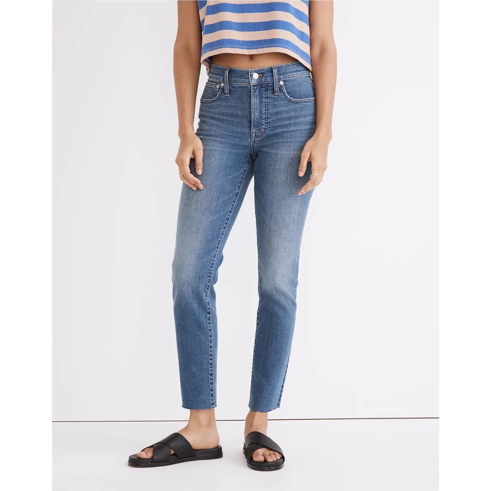 Madewell Jeans NWOT Midrise Perfect Vintage 32 Straight Mom nh566